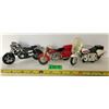 Image 1 : GR OF 3, PLASTIC MOTORCYCLES