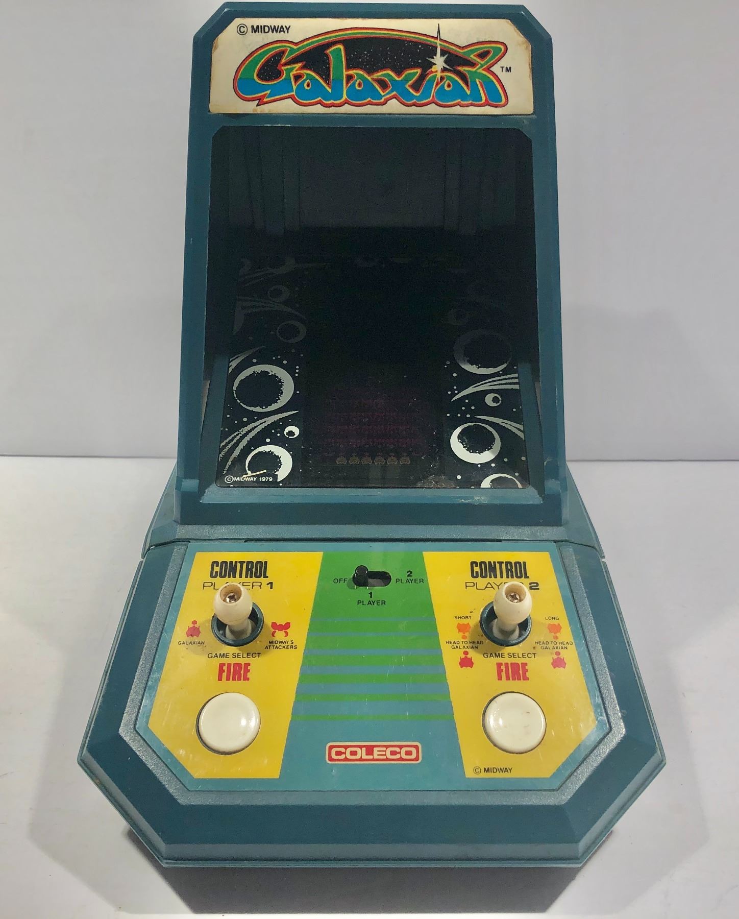 1981 COLECO 'GALAXIAN' HAND HELD ARCADE GAME