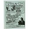 Image 1 : THE POLICE Ultravox XTC 999 Original 1980 Concert Handbill / Flyer