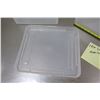 Image 8 : Qty 10 Commercial Rectangle Storage Bins & Lids Approx 12"x12"x10.5"