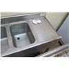 Image 2 : Krowne 3-Basin Sink (no faucet) w/ 2 Side Drain Boards 18-53C (59.5"W x 18"D x 33"H)