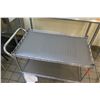 Image 2 : Rolling 3 Tier Steel & Mesh Serving Cart