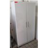 Image 1 : Tall White 2-Door Storage Cabinet w/ Shelves 32"W x 17"D x 65"H