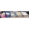 Image 1 : Qty 5 Bins Misc Size Standup & Flat Plastic Bags