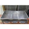 Image 2 : Rolling Diamond Plate Strainer Cart w/ 3 Sliding Plastic Bins