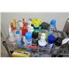Image 2 : Wire Mesh 3 Tier Cart & Contents: Cleaning Supplies, Swiffer 360, Citrus Clean