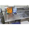 Image 2 : Turbo Air 3-Basin Sink w/ 2 Side Drain Boards TSB-3-D2 (120"W x 30"D x 44"H