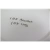 Image 2 : Qty 10 White Round Commercial Bucket Storage Bins & 10 Lids