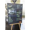 Image 3 : Wood 3 Leg Easel w/ Blackboard & White Dry Erase Board