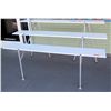 Image 1 : White 3 Tier 6 Leg Display Shelf