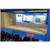Image 2 : Blue Metal Adjustable Shelving Unit (contents not included) 69"W x 30"D x 84"H