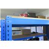 Image 2 : Blue Metal Adjustable Shelving Unit (contents not included) 69"W x 30"D x 84"H