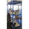 Image 1 : Blue Metal Adjustable Shelving Unit (contents not included) 69"W x 30"D x 84"H