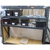 Image 1 : Whalen Black Metal Adjustable 3-Tier Shelving Unit (Shelving Only) 76"W x 24"D x 72"H