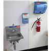 Image 1 : Wall Mount Sink, En-Motion Soap, Marathon Towel Dispenser & Fire Extinguisher
