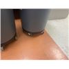 Image 3 : Qty 2 Heavy Duty Rubber Receptacles w/ Wheeled Base