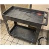 Image 1 : Rubberized Rolling Utility Cart w/ Undershelf