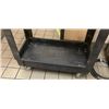 Image 3 : Rubberized Rolling Utility Cart w/ Undershelf