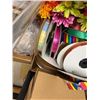 Image 9 : Large Lot of Gift Boxes, Ribbons, Decorative Fill & Accents, Cellophane Wrapping Materials, etc
