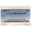 Image 3 : 2007--S JEFFERSON NICKEL PCGS PR69 DCAM