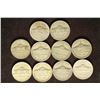 Image 2 : 10 35% SILVER JEFFERSON WAR NICKELS