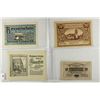 Image 1 : 4 ASSORTED GERMAN NOTGELDS ALL 20 HELLERS