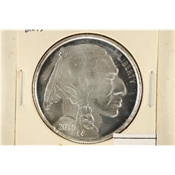 1 TROY OZ .999 FINE SILVER ROUND INDIAN / BUFFALO