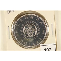1964 CANADA CHARLOTTETOWN SILVER DOLLAR BU