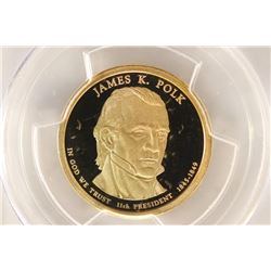 2009-S JAMES KNOX POLK PRESIDENTIAL DOLLAR PCGS