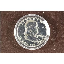 1956 FRANKLIN HALF DOLLAR "POLISHED"