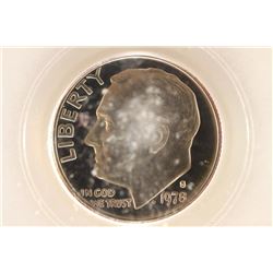 1978-S ROOSEVELT DIME PCGS PR70 DCAM