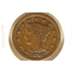 1848 US LARGE CENT