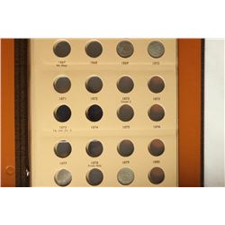 PARTIAL 1866-1883 SHIELD NICKEL ALBUM CONTAINS: