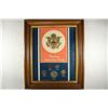 Image 1 : 10" X 12" FRAMED COIN SET PRECIOUS AMERICAN COINS