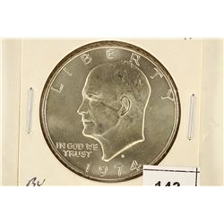 1974-S IKE SILVER DOLLAR BRILLIANT UNC