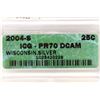 Image 3 : 2004-S WISCONSIN SILVER QUARTER ICG PR70 DCAM