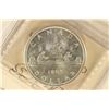 Image 2 : 1965 SMALL BEADS POINTED 5 CANADA SILVER DOLLAR