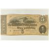Image 1 : 1864 $5 CONFEDERATE STATES OF AMERICA CURRENCY