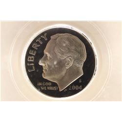 2004-S ROOSEVELT DIME PCGS PR70 DCAM