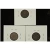 Image 2 : 1853, 1857 & 1891 SEATED LIBERTY DIMES
