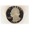 Image 1 : 1992-S WASHINGTON SILVER QUARTER PCGS PR69 DCAM