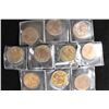 Image 2 : 10 ASSORTED 1 1/4" BRONZE PRESIDENTIAL MEDALS