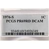 Image 3 : 1976-S LINCOLN CENT PCGS PR69RD DCAM