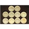 Image 2 : 10 35% SILVER JEFFERSON WAR NICKELS