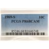 Image 3 : 1969-S ROOSEVELT DIME PCGS PR68 CAM