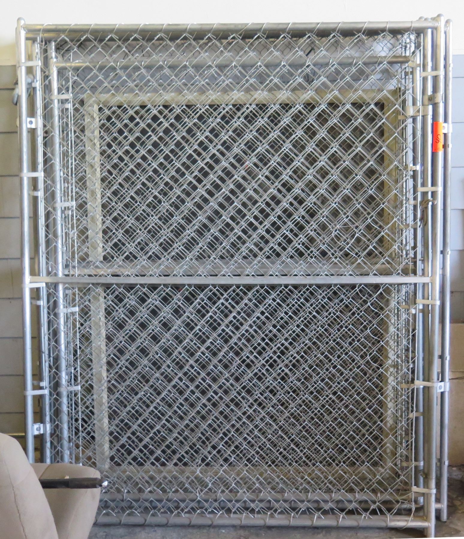 Qty 6 Chain Link Fence Panels Unassembled Has Gate Oahu Auctions Qty 6 Chain Link Fence Panels Unassembled Has Gate Oahu Auctions