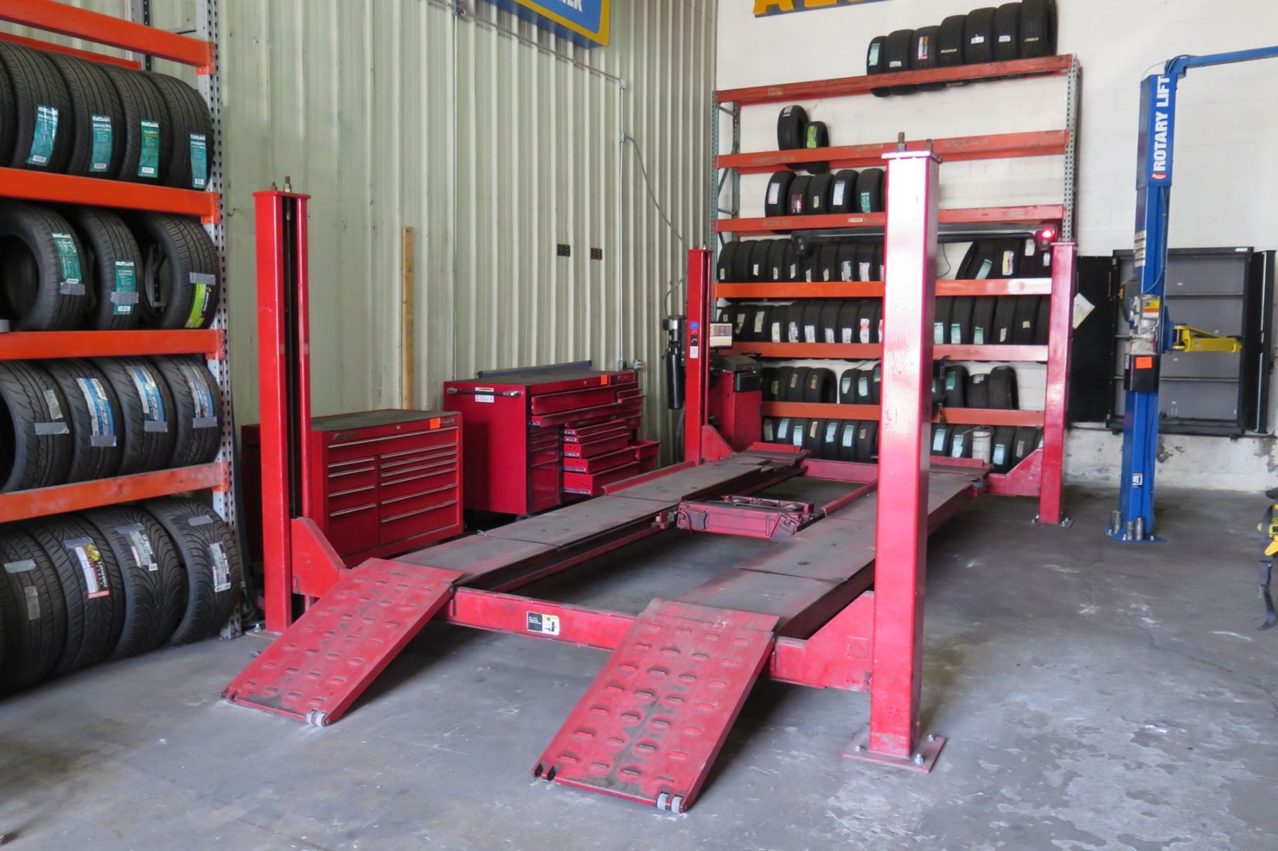 Hunter Hawkeye Elite Alignment System w/4-Post Alignment Rack ...