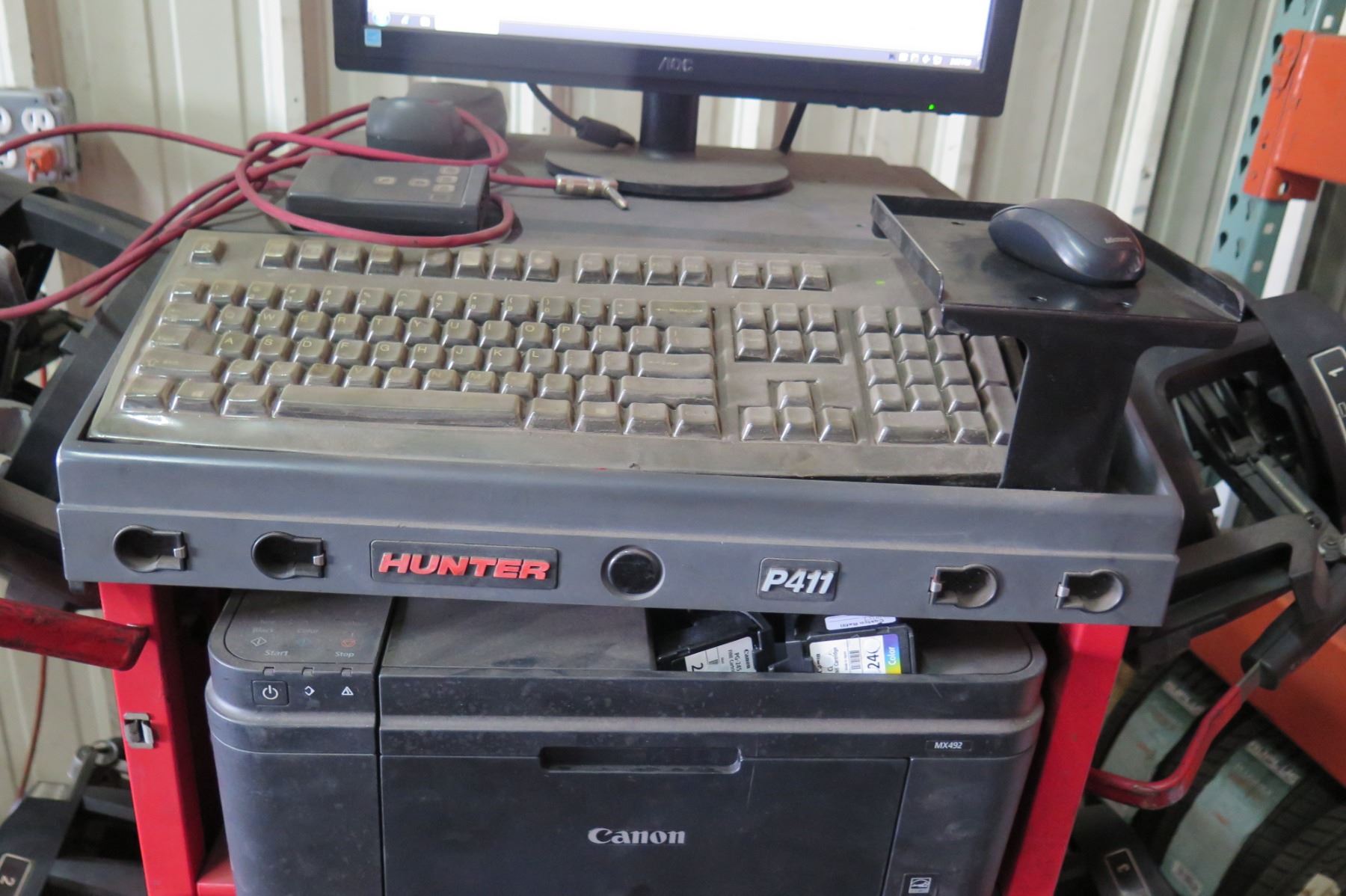 Hunter Hawkeye Elite Alignment System w/4-Post Alignment Rack ...