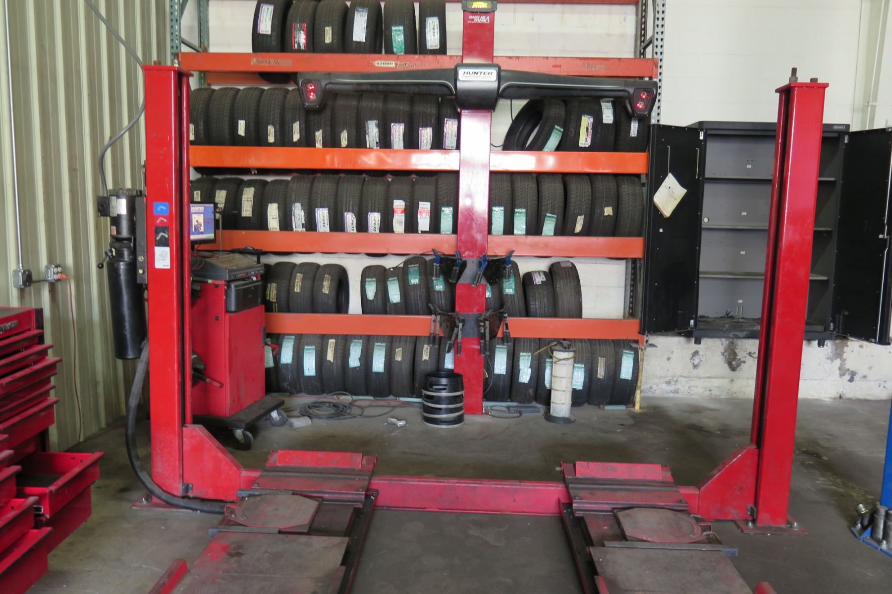 Hunter Hawkeye Elite Alignment System w/4-Post Alignment Rack ...