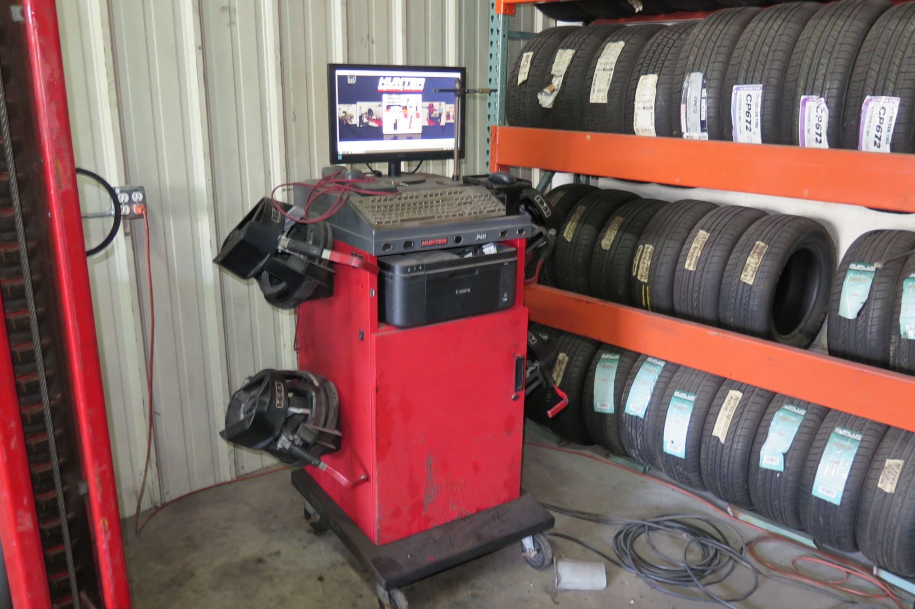 Hunter Hawkeye Elite Alignment System w/4-Post Alignment Rack ...